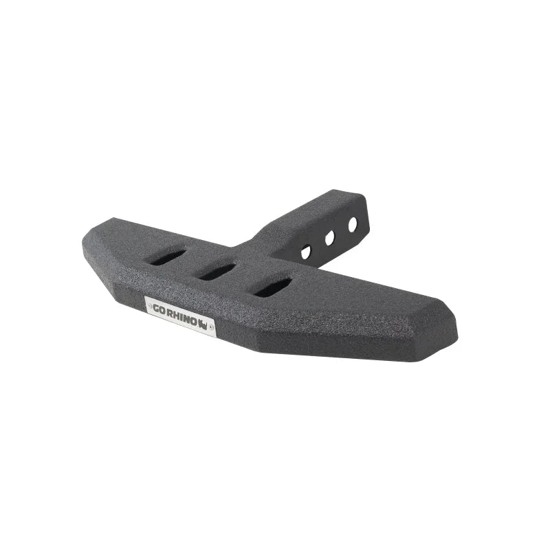 Go Rhino RB20 Slim Hitch Step - 18in. Long / Universal (Fits 2in. Receivers) - Bedliner Coating - Installation View