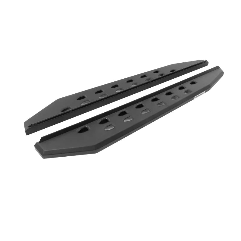Go Rhino RB20 Slim Running Boards 57in. Cab Length - Tex. Blk (No Drill/Mounting Brackets Req.) - Main Product View
