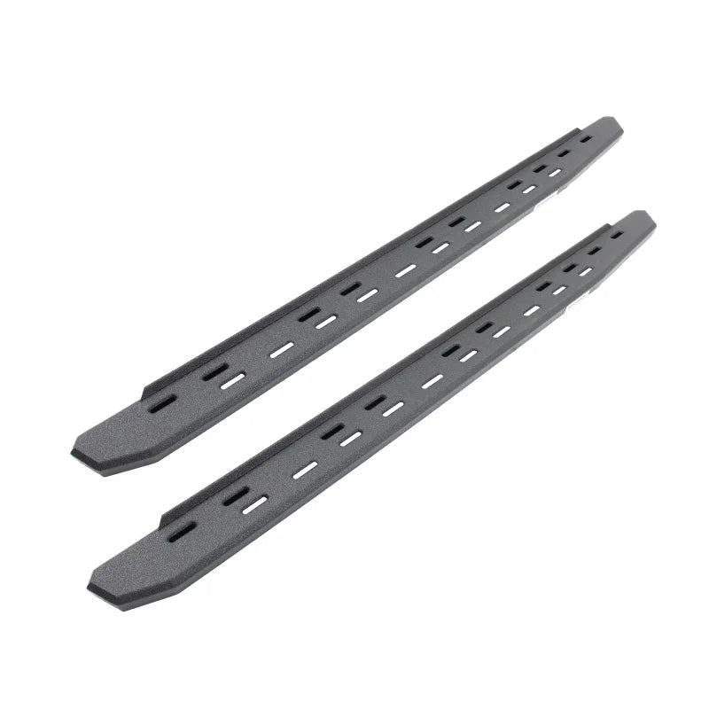 Go Rhino RB30 Slim Line Running Boards 68in. - Bedliner Coating (Boards ONLY/Req. Mounting Brackets) - Side View