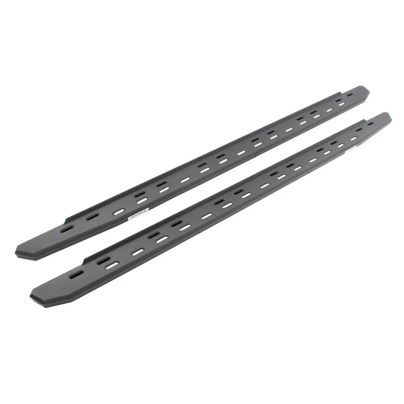 Go Rhino RB30 Slim Line Running Boards 87in. - Tex. Blk (Boards ONLY/Req. Mounting Brackets) - Side View