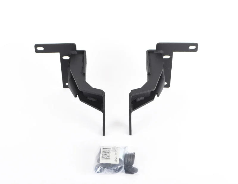 Go Rhino RC2 Brackets - Tex. Blk (Cutting Req.) fits 2019-2024 Ram 1500 (excl. Rebel/warlock/trx) - Back View