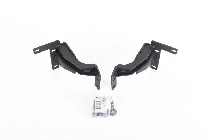 Go Rhino RC2 Brackets - Tex. Blk (Cutting Req.) fits 2019-2024 Ram 1500 (excl. Rebel/warlock/trx) - Installation View