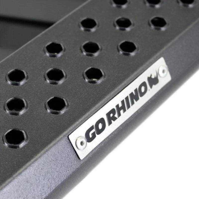 Go Rhino RC3 LR Bull Bar Light-Ready Skid Plate (Front Guard ONLY No Lights/Brackets) - Installation View