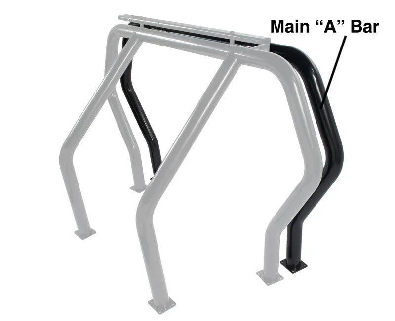 Go Rhino RHINO Bed Bar - Front Main A bar - Black - Main Product View