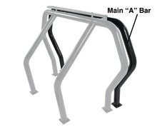 Load image into Gallery viewer, Go Rhino RHINO Bed Bar - Front Main A bar - Black - Main Product View