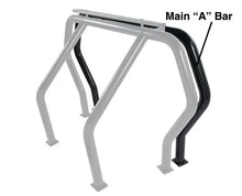 Load image into Gallery viewer, Go Rhino RHINO Bed Bar - Front Main A bar - Black - Main Product View
