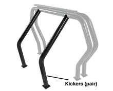 Load image into Gallery viewer, Go Rhino RHINO Bed Bar - Kickers - Black - Main Product View