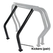 Load image into Gallery viewer, Go Rhino RHINO Bed Bar - Kickers - Black - Main Product View
