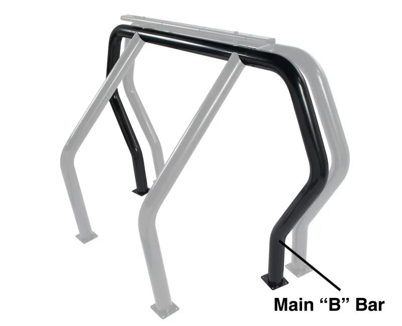 Go Rhino RHINO Bed Bar - Rear Main B bar - Black - Main Product View