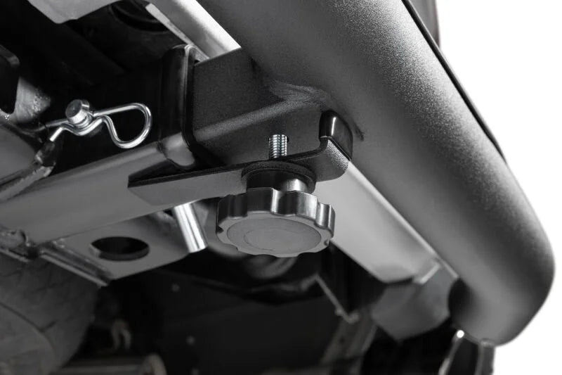 Go Rhino RHINO Hitch Step - 2in - Black - Side View