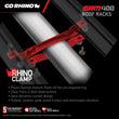 Load image into Gallery viewer, Go Rhino SRM 400 Roof Rack - 68in - Side View
