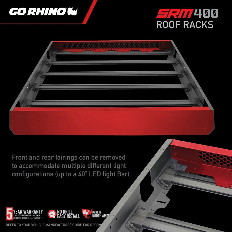 Go Rhino SRM 400 Roof Rack - 68in - Additional View 14