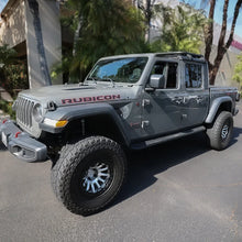 Load image into Gallery viewer, Go Rhino SRM 500 Flat Rack 35in. - Tex. Blk (Incl. Clamps - Mounts to Many Styles of Cross Bars) - Side View
