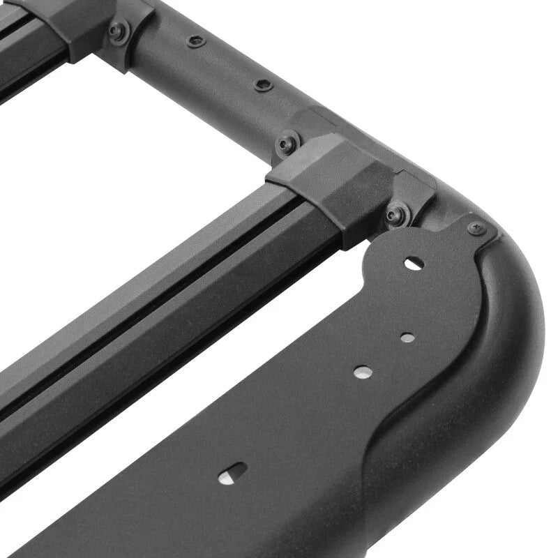 Go Rhino SRM 500 Flat Rack 35in. - Tex. Blk (Incl. Clamps - Mounts to Many Styles of Cross Bars) - Additional View 5