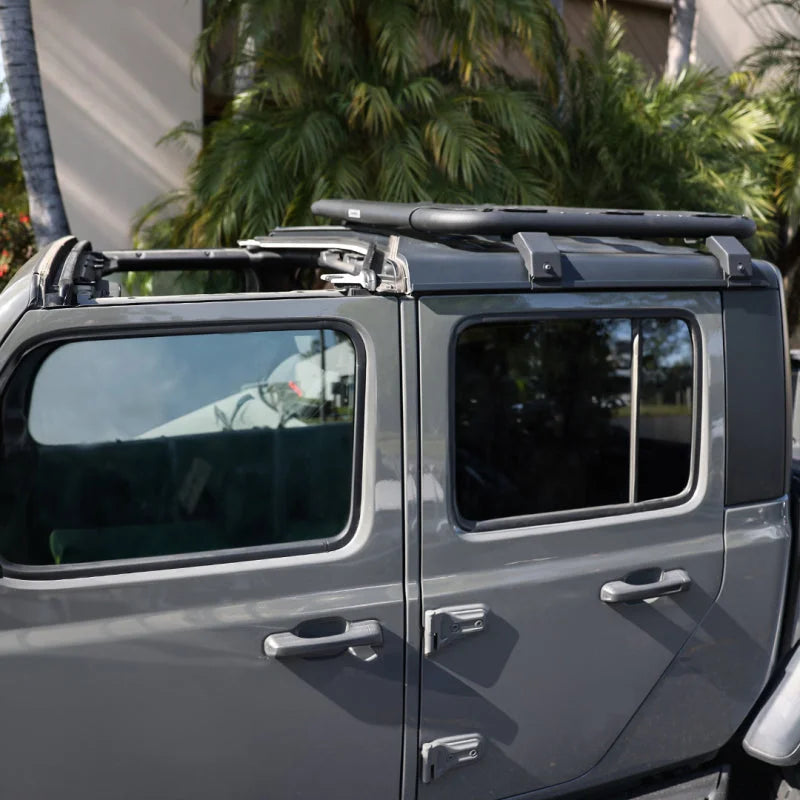 Go Rhino SRM 500 Flat Rack 35in. - Tex. Blk (Incl. Clamps - Mounts to Many Styles of Cross Bars) - Additional View 8
