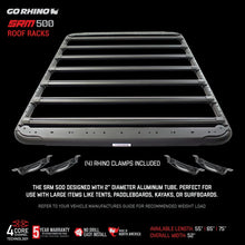 Load image into Gallery viewer, Go Rhino SRM 500 Roof Rack - 55in - Additional View 7