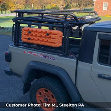 Load image into Gallery viewer, Go Rhino SRM 600 Basket Style Roof Rack 55in. - Tex. Blk - Side View