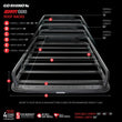 Load image into Gallery viewer, Go Rhino SRM 600 Basket Style Roof Rack 55in. - Tex. Blk - Additional View 10
