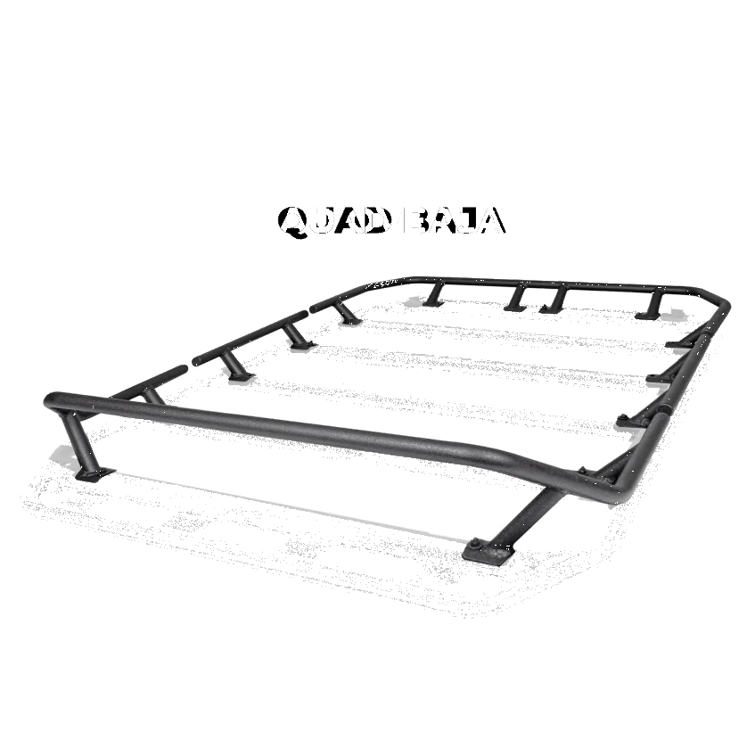 Go Rhino SRM300 Quad Overland Rail Kit (For 40x40in. Rack) - Tex. Blk (Rails ONLY - Req. Platform) - Additional View 7