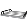 Load image into Gallery viewer, Go Rhino SRM500 Dual Rail Kit (For 55in. Long Rack) - Tex. Blk (Rails ONLY - Req. Platform) - Back View