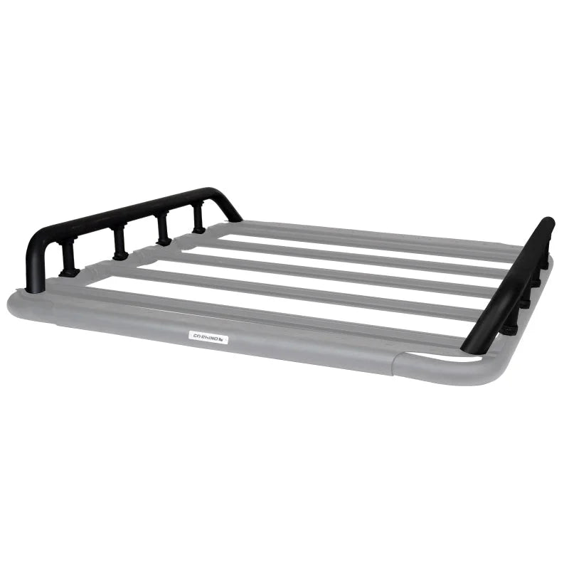 Go Rhino SRM500 Dual Rail Kit (For 55in. Long Rack) - Tex. Blk (Rails ONLY - Req. Platform) - Back View