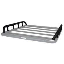 Load image into Gallery viewer, Go Rhino SRM500 Dual Rail Kit (For 55in. Long Rack) - Tex. Blk (Rails ONLY - Req. Platform) - Back View