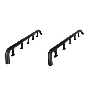 Go Rhino SRM500 Dual Rail Kit (For 65in. Long Rack) - Tex. Blk (Rails ONLY - Req. Platform) - Main Product View