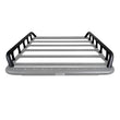 Load image into Gallery viewer, Go Rhino SRM500 Dual Rail Kit (For 65in. Long Rack) - Tex. Blk (Rails ONLY - Req. Platform) - Side View