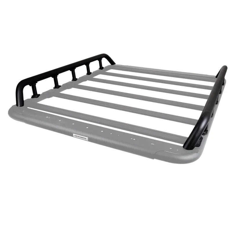 Go Rhino SRM500 Dual Rail Kit (For 65in. Long Rack) - Tex. Blk (Rails ONLY - Req. Platform) - Installation View