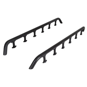 Go Rhino SRM500 Dual Rail Kit (For 75in. Long Rack) - Tex. Blk (Rails ONLY - Req. Platform) - Main Product View