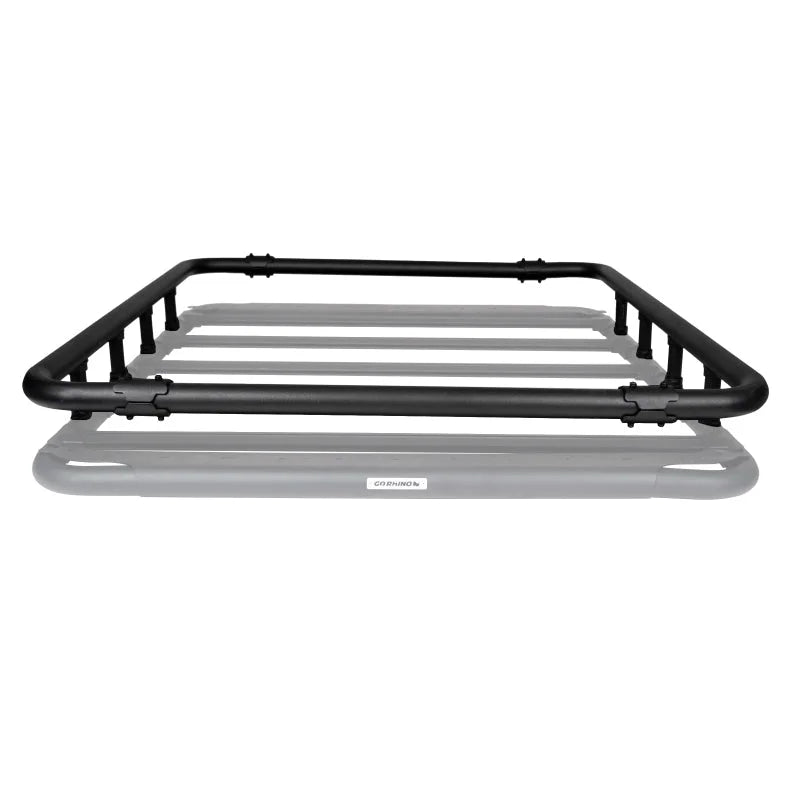 Go Rhino SRM500 Quad Rail Kit (For 55in. Long Rack) - Tex. Blk (Rails ONLY - Req. Platform) - Installation View