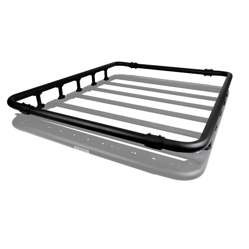 Go Rhino SRM500 Quad Rail Kit (For 65in. Long Rack) - Tex. Blk (Rails ONLY - Req. Platform) - Installation View