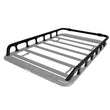 Load image into Gallery viewer, Go Rhino SRM500 Tri-Rail Kit (For 75in. Long Rack) - Tex. Blk (Rails ONLY - Req. Platform) - Installation View
