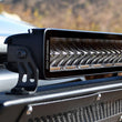 Load image into Gallery viewer, Go Rhino Universal Blackout Combo Series 50in Double Row LED Light Bar w/ Amber Lighting - Black - Back View