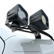 Load image into Gallery viewer, Go Rhino Universal XE Hood Hinge Cube Light Mount - Side View
