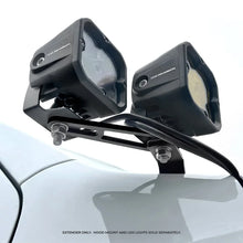 Load image into Gallery viewer, Go Rhino Universal XE Hood Hinge Cube Light Mount - Side View