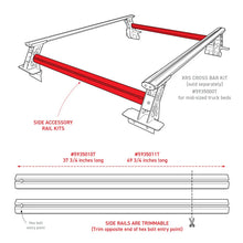 Load image into Gallery viewer, Go Rhino Universal XRS 49 3/4 Cross Rail Accessory Set - Tex. Black - Additional View 7