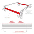 Load image into Gallery viewer, Go Rhino Universal XRS 49 3/4 Cross Rail Accessory Set - Tex. Black - Additional View 7