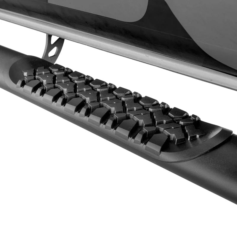 Go Rhino V-Series V3 Side Step - Universal 74in. (Fits 4DR) - Tex. Blk - Side View