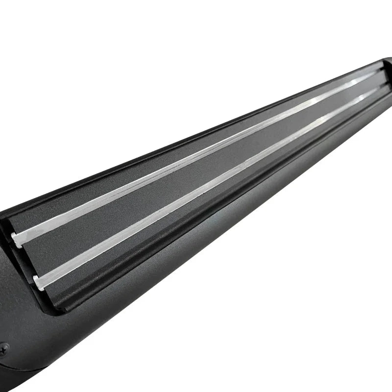 Go Rhino V-Series V3 Side Step - Universal 87in. (Fits 4DR) - Tex. Blk - Side View