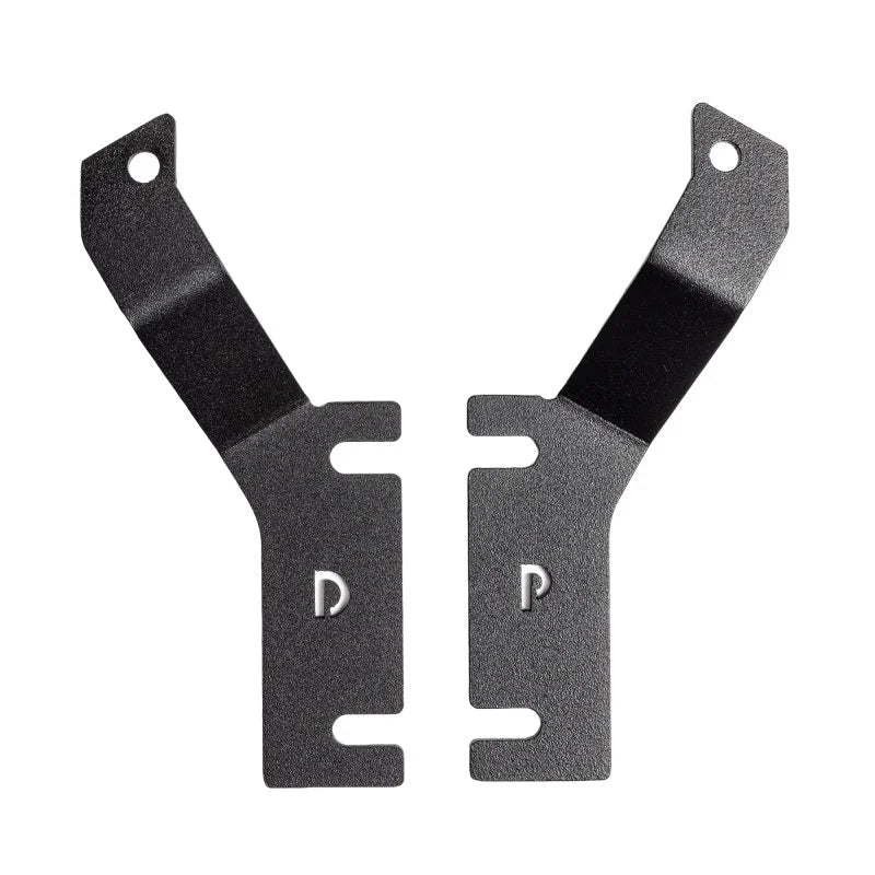 Go Rhino XE Hood Hinge Cube Light Mount fits 2017-2024 Nissan Titan / 2016-2024 Nissan Titan Xd - Side View