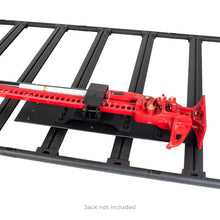 Load image into Gallery viewer, Go Rhino XRS/SRM 4-CORE Clamp Mount Kit for Hi-Lift Jack - Tex. Blk (No Drill) - Back View