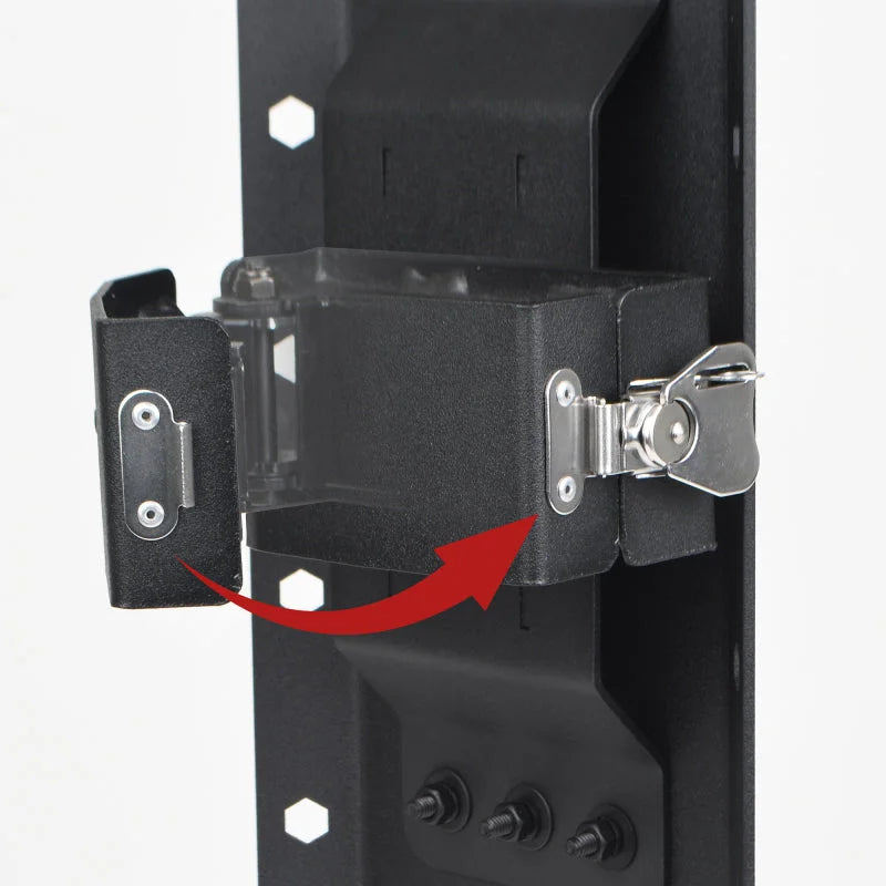 Go Rhino XRS/SRM 4-CORE Clamp Mount Kit for Hi-Lift Jack - Tex. Blk (No Drill) - Additional View 7