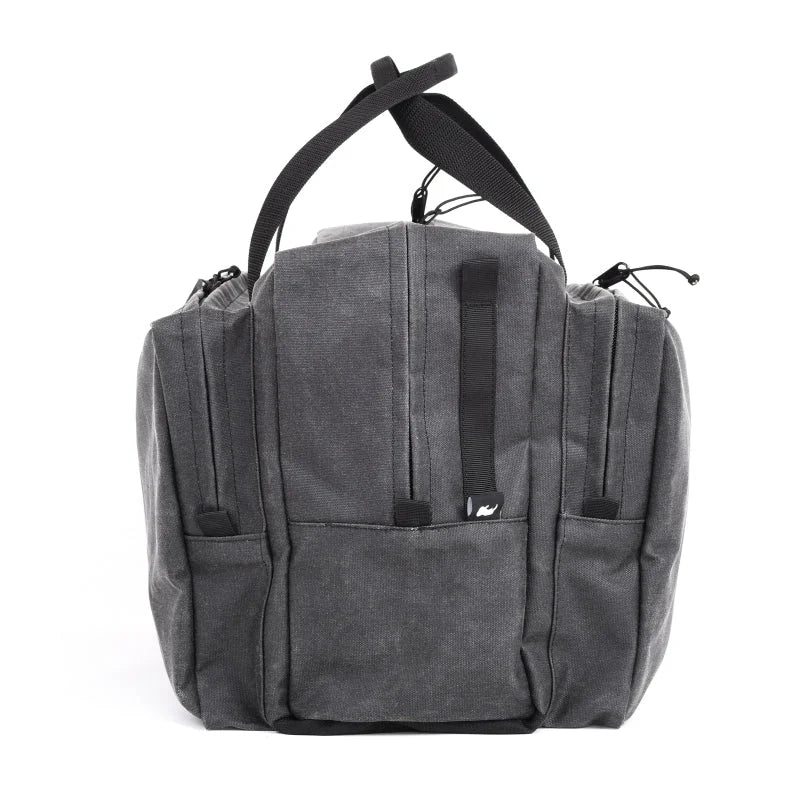 Go Rhino XVenture Gear Bag - Large (13x14x22in. Closed) 12oz Waxed Canvas - Black - Additional View 6
