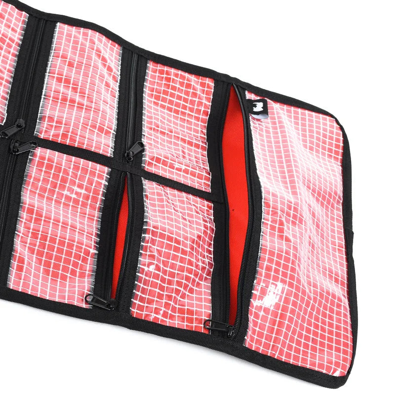 Go Rhino XVenture Gear First Aid Roll - Large (5x5in. Closed) 12oz Waxed Canvas - Black - Installation View