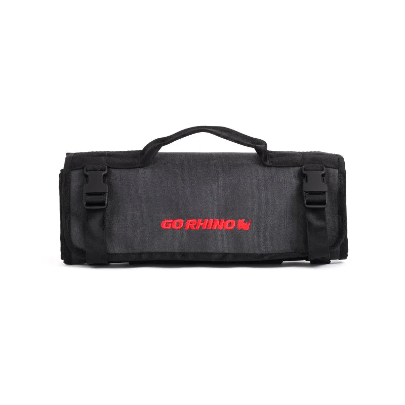 Go Rhino XVenture Gear First Aid Roll - Large (5x5in. Closed) 12oz Waxed Canvas - Black - Additional View 10