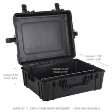 Load image into Gallery viewer, Go Rhino XVenture Gear Hard Case - Large 25in. / Lockable / IP67 / Automatic Air Valve - Tex. Black - Additional View 6