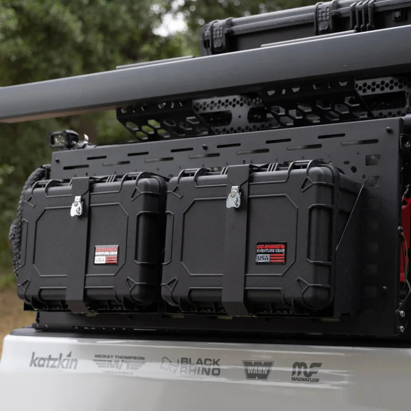 Go Rhino XVenture Gear Hard Case Mount Large 25in. (Mount ONLY for XRS/SRM Racks) - Tex. Blk - Additional View 5