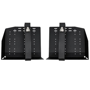 Go Rhino XVenture Gear Hard Case Mount Long 44in. (Mount ONLY for XRS/SRM Racks) - Tex. Blk - Main Product View