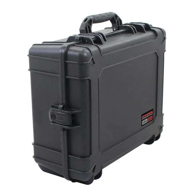 Go Rhino XVenture Gear Hard Case w/Foam - Large 25in. / Lockable / IP67 - Tex. Black - Additional View 8
